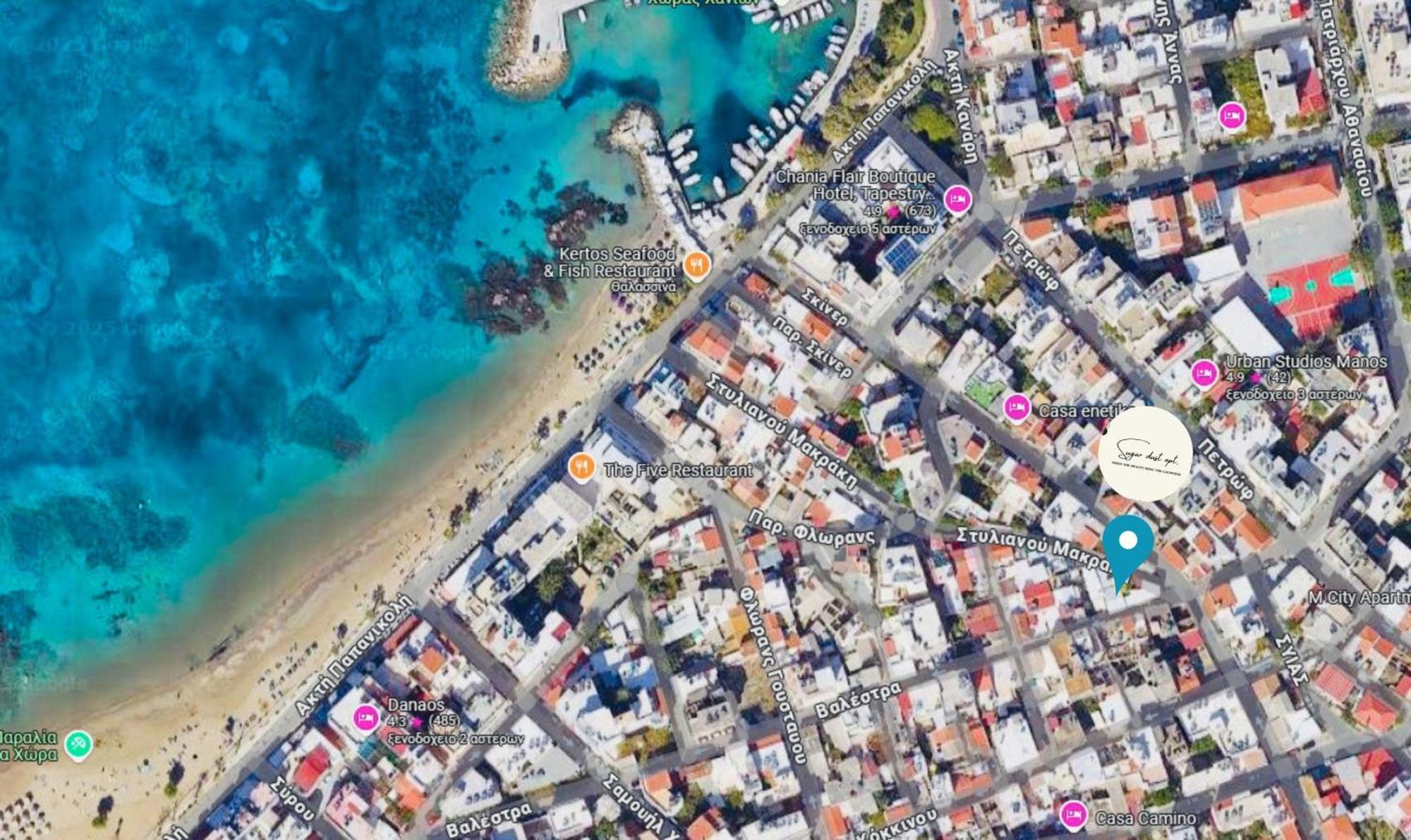 Sugardustapt Luxury Stay 150M From The Cretansea Chania  Bagian luar foto